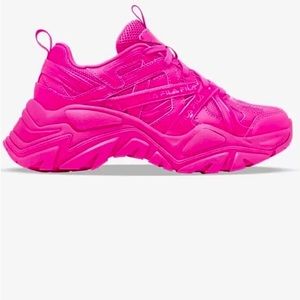 FILA Barbie pink leather Electrove 2 ,chunky sneakers